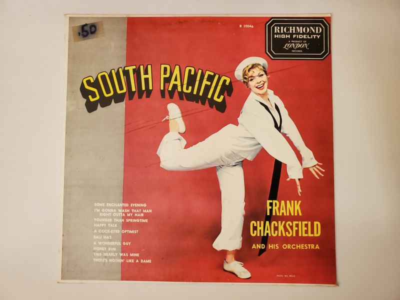 Frank Chacksfield and His Orchestra South Pacific vinyl record